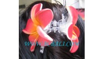 Orange Flower Hair Accessories